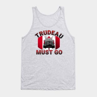 TRUDEAU MUST GO - SAVE CANADA FREEDOM CONVOY 2022 TRUCKERS RED LETTERS Tank Top